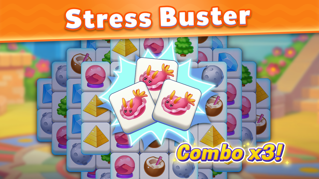 Tile Trio: Match Puzzle Game - Gameplay image of android game