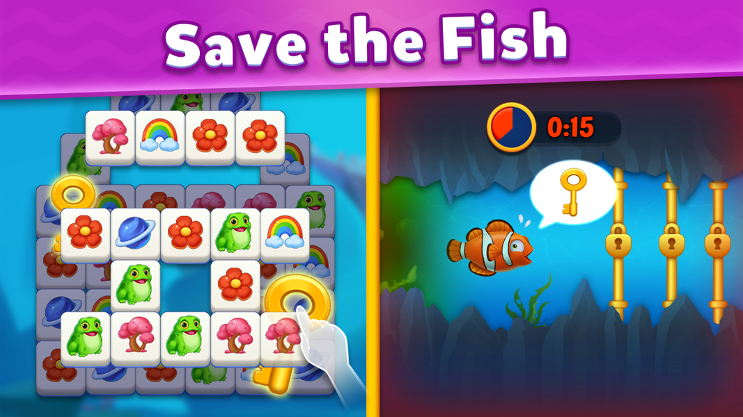 Tile Trio: Match Puzzle Game - Gameplay image of android game