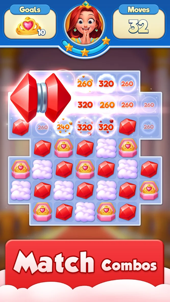 Jewel Crush™ - Match 3 Fever - عکس بازی موبایلی اندروید