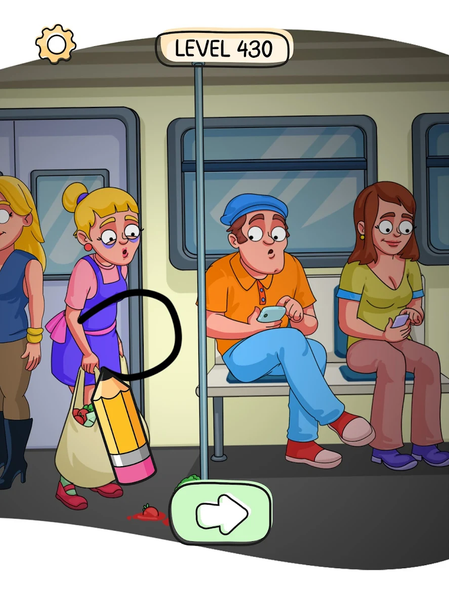 Draw Puzzle: Tricky Brain Test - Gameplay image of android game