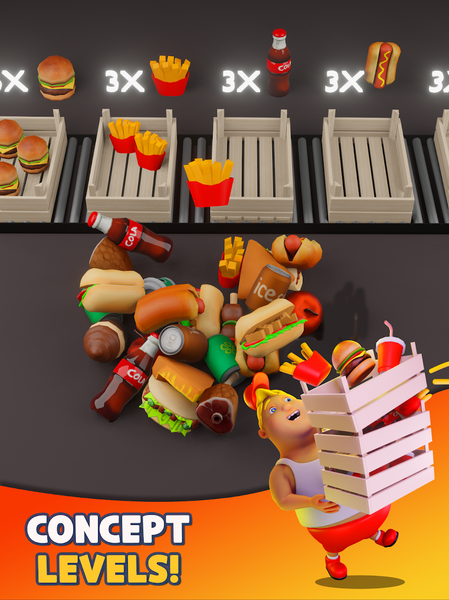 Food Match ۳D: Tile Puzzle - عکس بازی موبایلی اندروید
