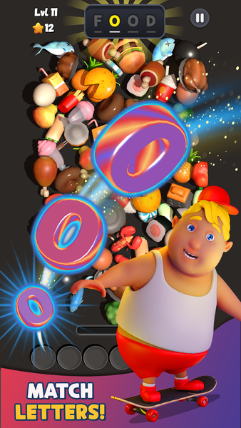 Food Match ۳D: Tile Puzzle - عکس بازی موبایلی اندروید