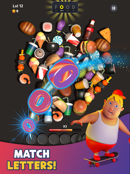 Food Match ۳D: Tile Puzzle - عکس بازی موبایلی اندروید