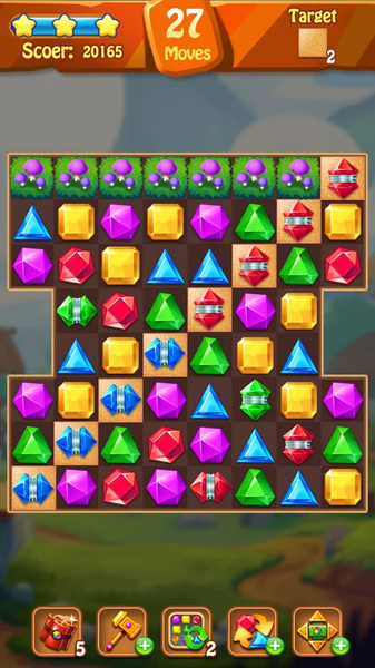 Jewels Original - Match 3 Game - عکس بازی موبایلی اندروید