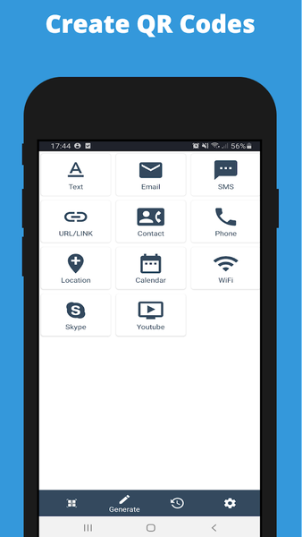 QR Reader & QR Code Generator - عکس برنامه موبایلی اندروید