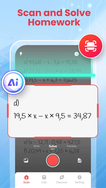 Math.AI - Homework Math Solver - Image screenshot of android app