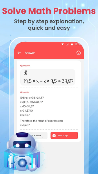 Math.AI - Homework Math Solver - Image screenshot of android app