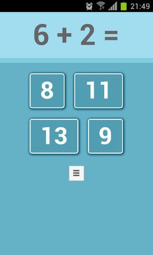 math exercises game - Image screenshot of android app