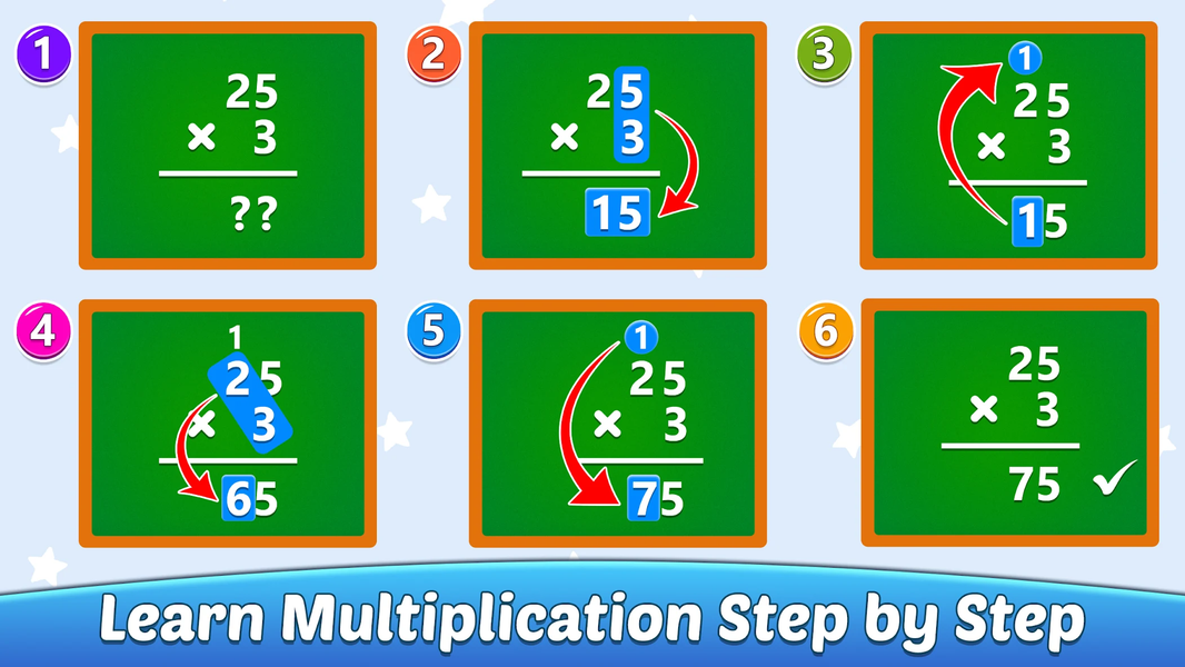 Multiplication Games for Kids - عکس بازی موبایلی اندروید