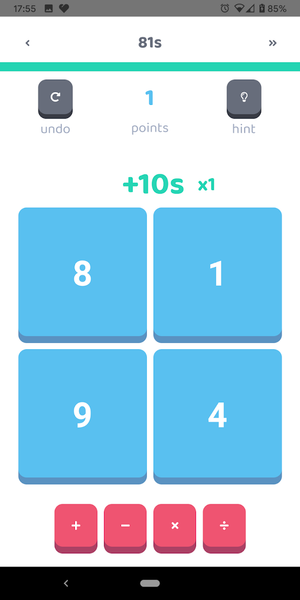 24 Math Game Free! - Gameplay image of android game