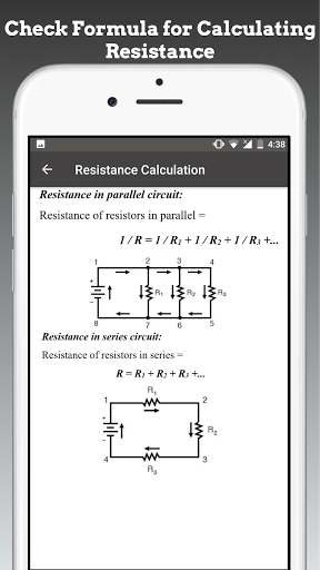 Electric Circuit Calculator - Image screenshot of android app