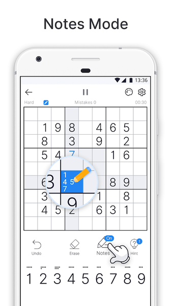 Sudoku Master! - Gameplay image of android game