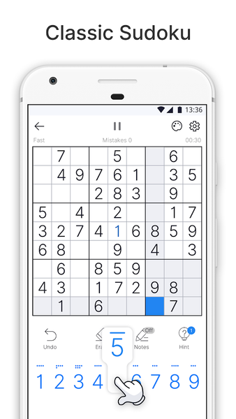 Sudoku - Classic Sudoku Puzzle - عکس بازی موبایلی اندروید