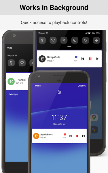 Custom Interval Timer: Workout - عکس برنامه موبایلی اندروید