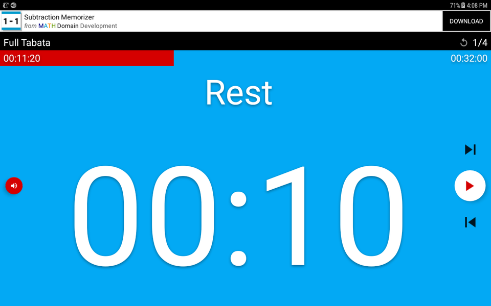Custom Interval Timer: Workout - عکس برنامه موبایلی اندروید