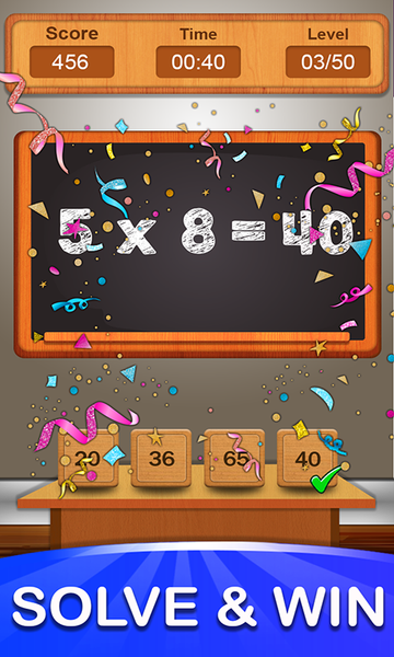 Math Game For Kids and Adult - Gameplay image of android game