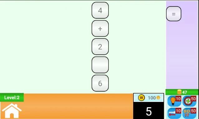 Equi Math - The Brain Game - عکس برنامه موبایلی اندروید