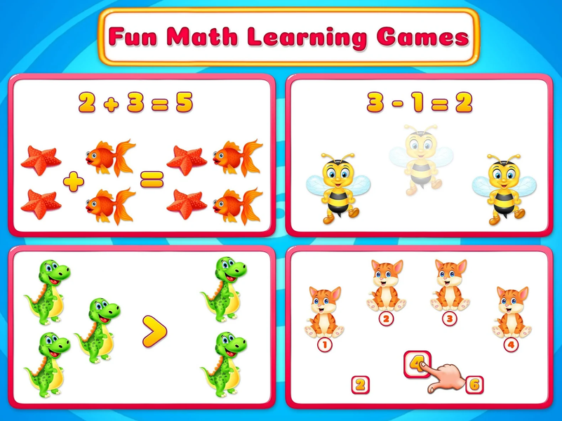 Math Mania Counting & Learning - Gameplay image of android game