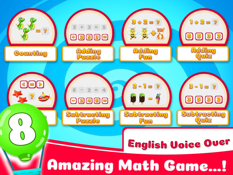 Math Mania Counting & Learning - Gameplay image of android game