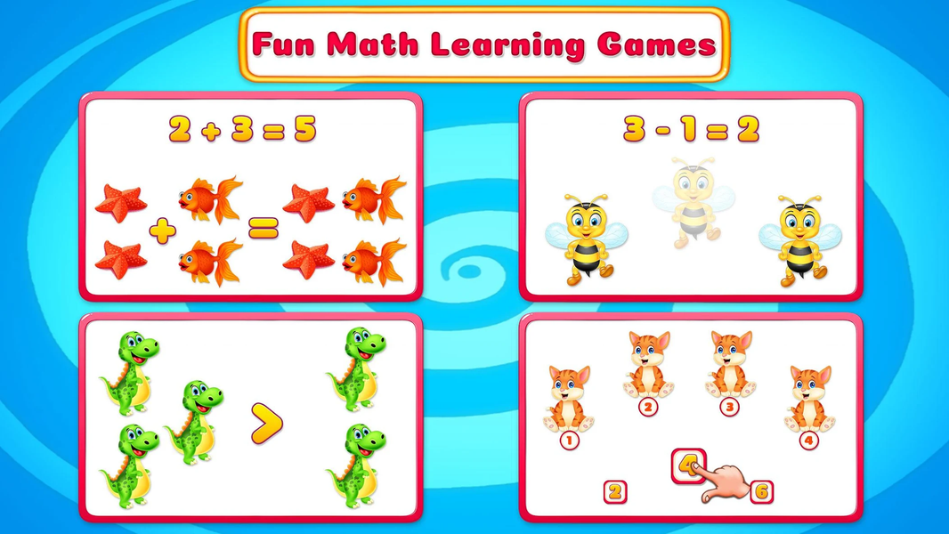 Math Mania Counting & Learning - Gameplay image of android game