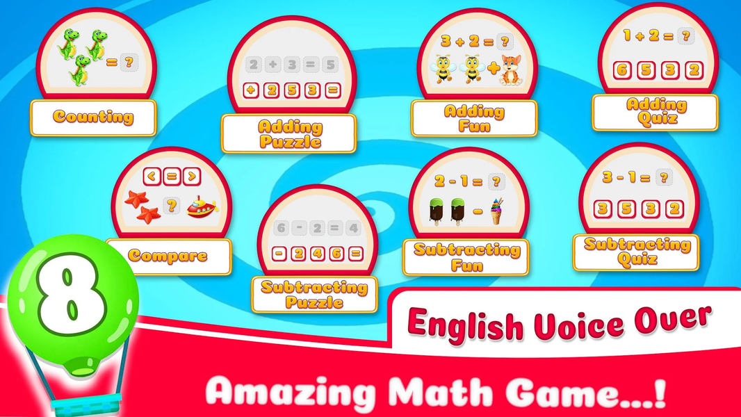 Math Mania Counting & Learning - Gameplay image of android game