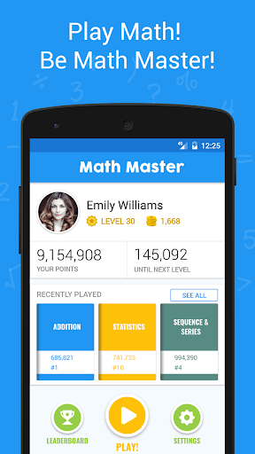 Math Master: Play & Learn Math - عکس برنامه موبایلی اندروید
