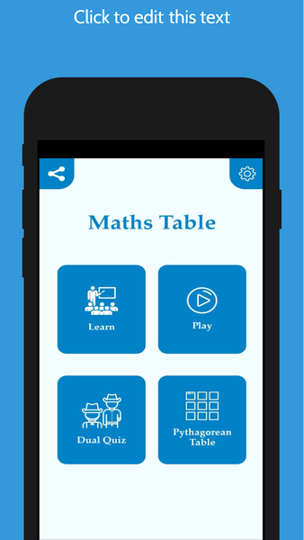 Math's Table - Quiz & Tables - عکس بازی موبایلی اندروید