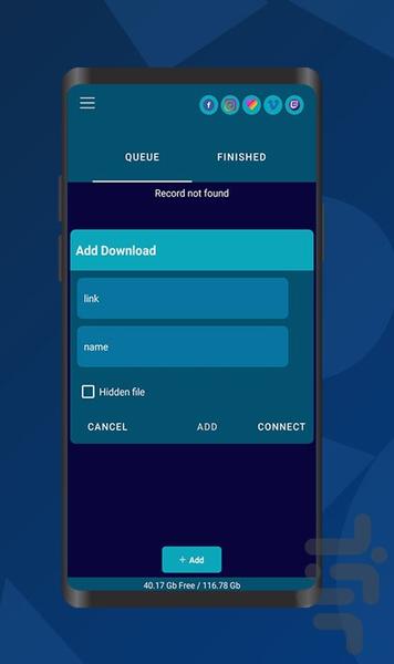 All Url Download Manager AudManager - Image screenshot of android app