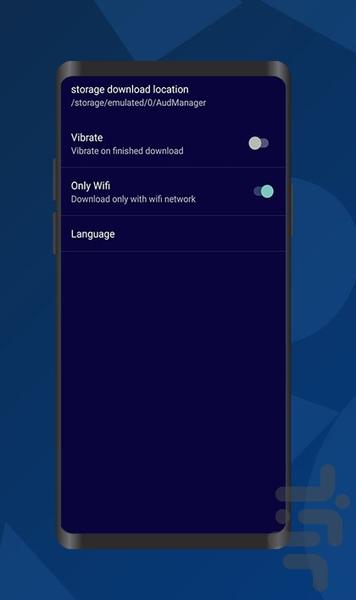 All Url Download Manager AudManager - Image screenshot of android app