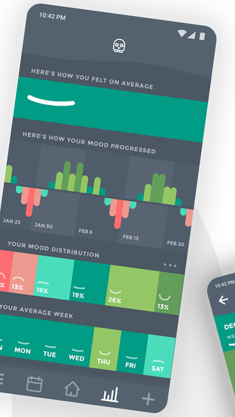 Moodistory - Mood Tracker - عکس برنامه موبایلی اندروید