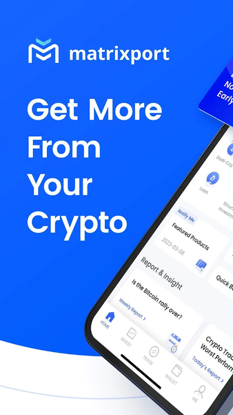 Matrixport: Crypto Services - Image screenshot of android app
