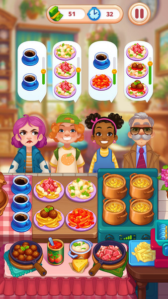 We Are Cooking: Taste of Life - Gameplay image of android game