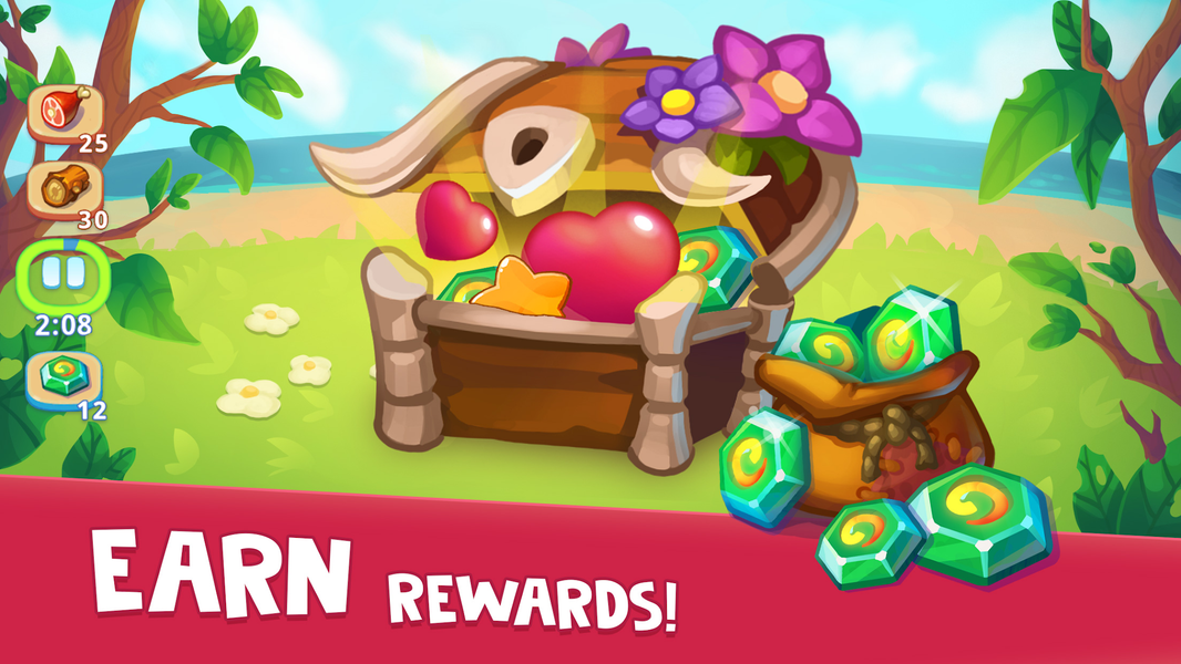 Tribe Dash - Time management - Gameplay image of android game