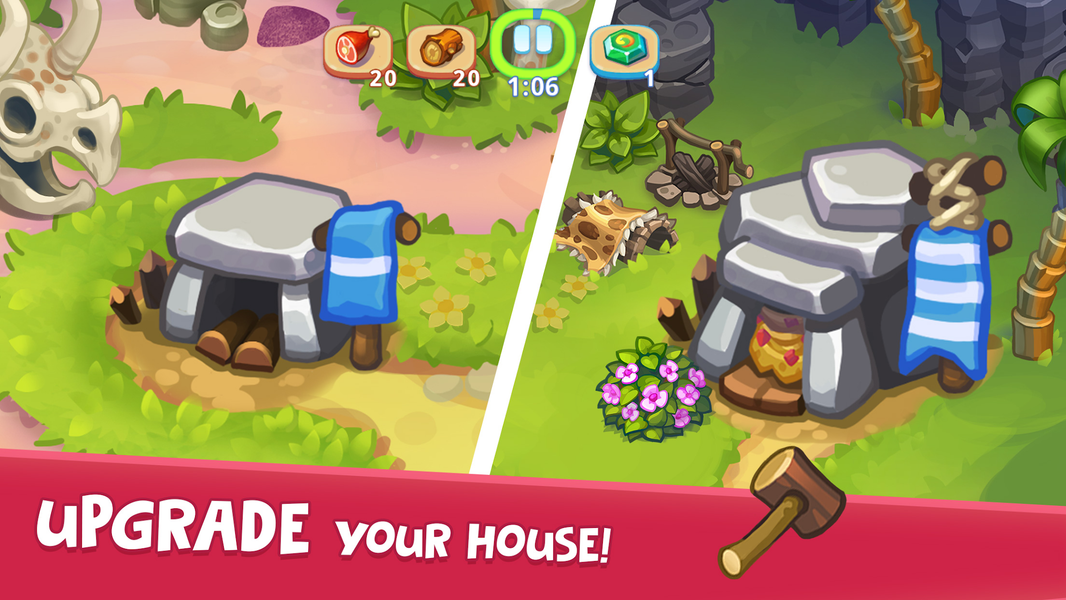 Tribe Dash - Time management - Gameplay image of android game