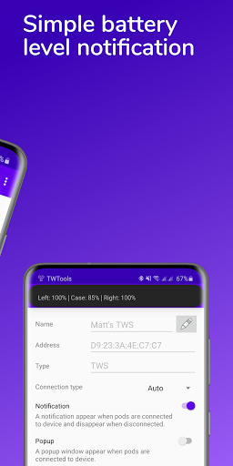 TWTools - True Wireless Tools - Image screenshot of android app