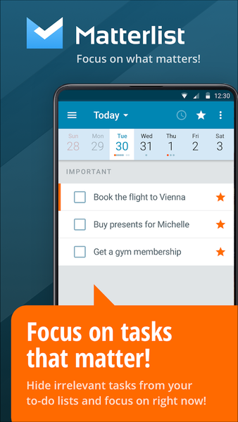 Matterlist: free to-do list ap - Image screenshot of android app