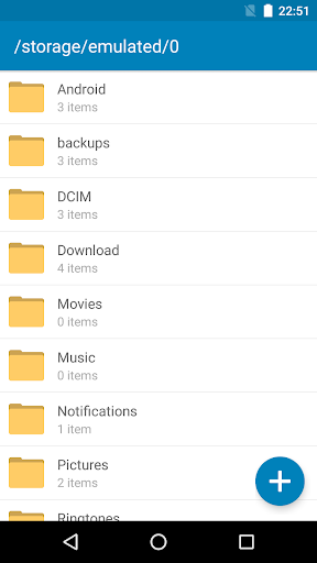 File Explorer - عکس برنامه موبایلی اندروید