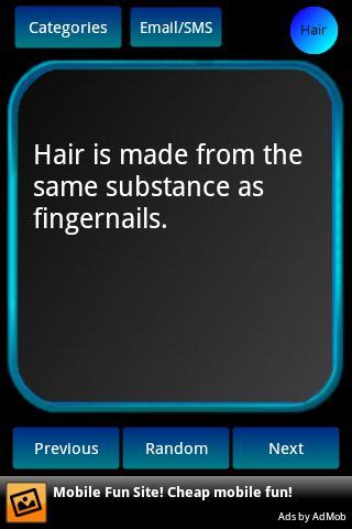 HumanBodyFacts - Image screenshot of android app