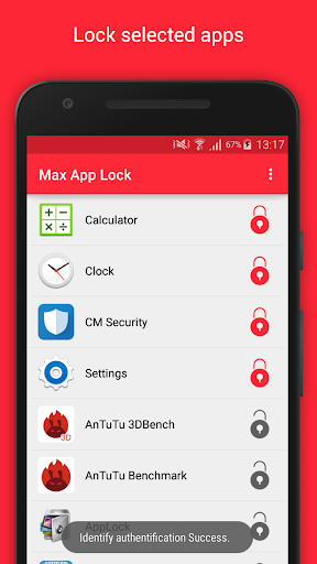 Max App Lock with Fingerprint - Image screenshot of android app
