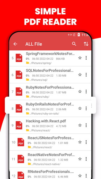 PDF Reader, PDF Viewer - Image screenshot of android app