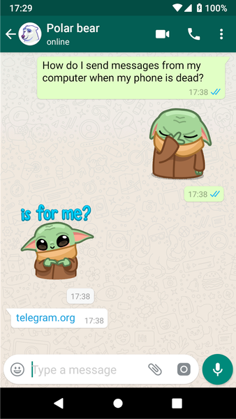 Baby Yoda Stickers - Image screenshot of android app