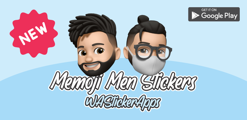 Men Memoji Sticker Packs HD - Image screenshot of android app