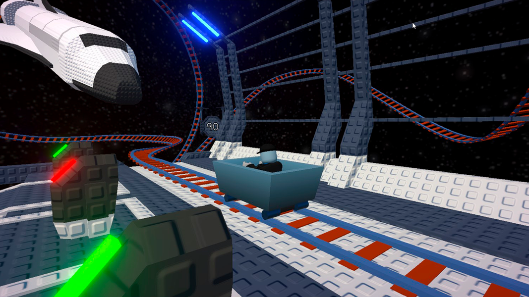 Cart Ride Obby - Gameplay image of android game