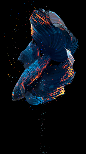 Betta Fish Live Wallpaper FREE - Image screenshot of android app