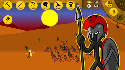 Stick War: Legacy – جنگ آدمک‌ها: میراث - Gameplay image of android game