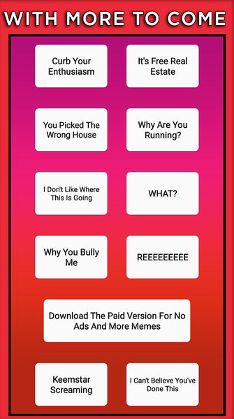 Memes Soundboard - عکس برنامه موبایلی اندروید