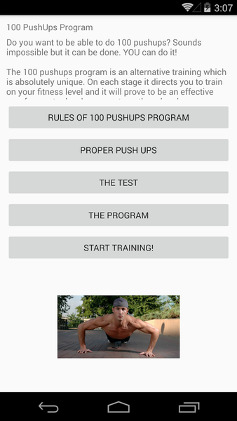 100 PushUps - Image screenshot of android app