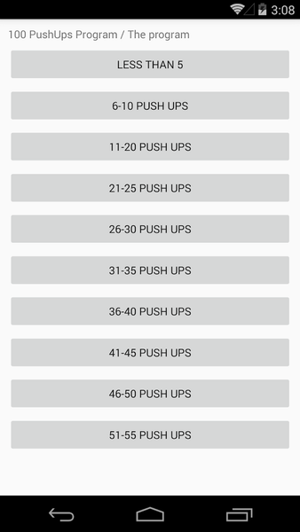 100 PushUps - Image screenshot of android app