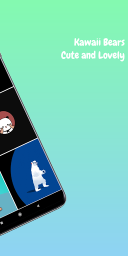 Kawaii Bear - GIF Wallpapers - Image screenshot of android app