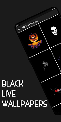 Black Aesthetic-Gif Wallpapers - Image screenshot of android app